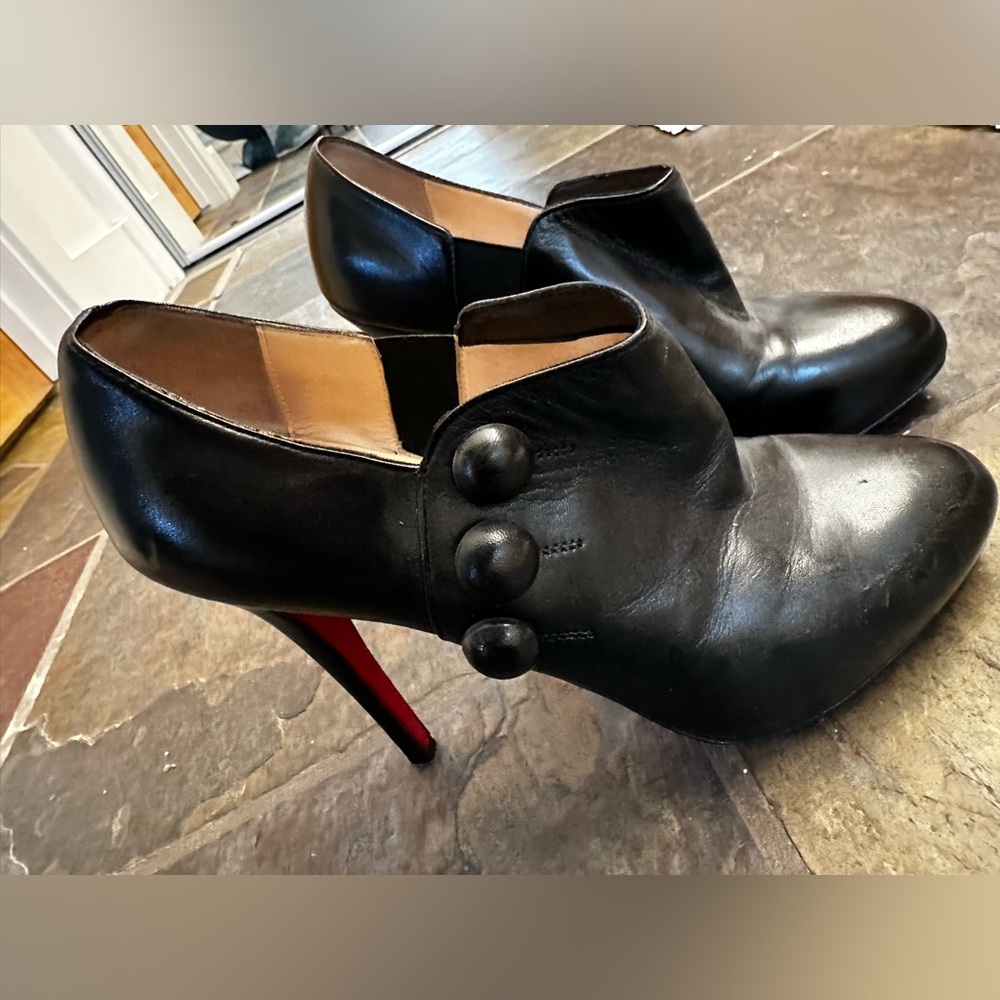 Christian Louboutin Nappa C’est Moi 120 Booties
